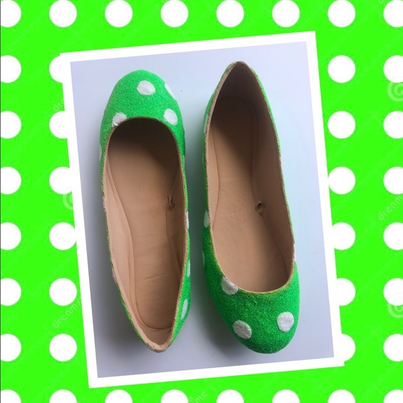 neon green flats